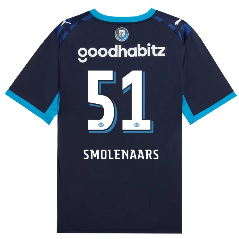 Danxen Enfant Maillot Tijn Smolenaars #51 Dodgerblue Royalblue Troisieme 2026/27 T-Shirt