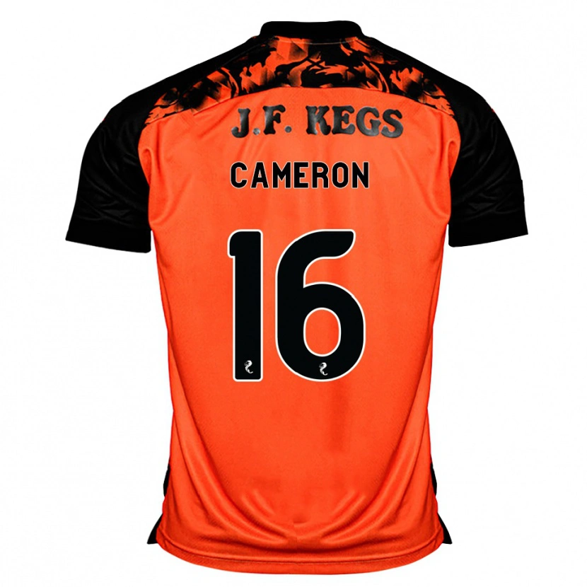 Danxen Homme Maillot Lyall Cameron #16 Orange Noir Blanc Tenues Domicile 2026/27 T-Shirt