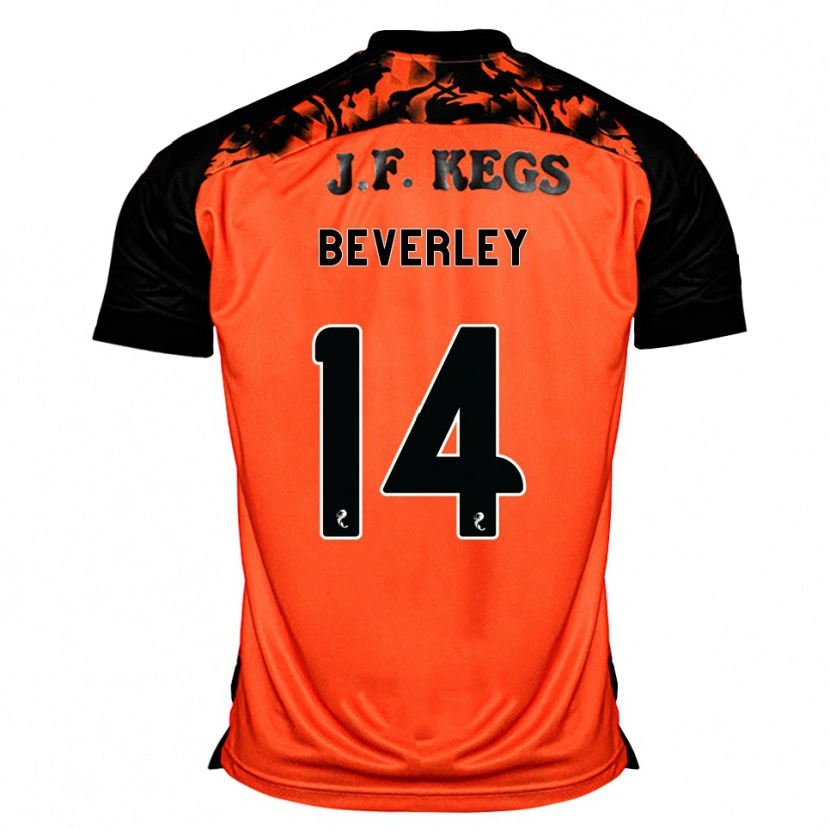 Danxen Homme Maillot Cian Beverley #14 Orange Noir Blanc Tenues Domicile 2026/27 T-Shirt