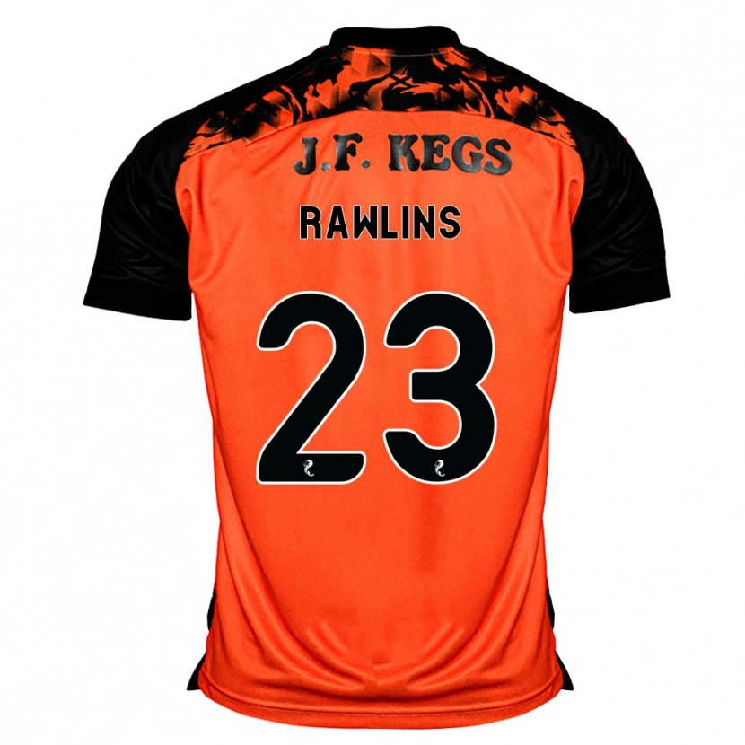 Danxen Homme Maillot Joshua Rawlins #23 Orange Noir Blanc Tenues Domicile 2026/27 T-Shirt