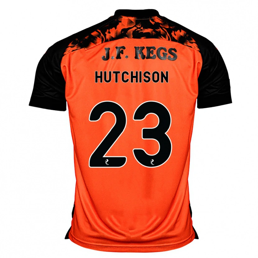 Danxen Homme Maillot Daisy Hutchison #23 Orange Noir Blanc Tenues Domicile 2026/27 T-Shirt