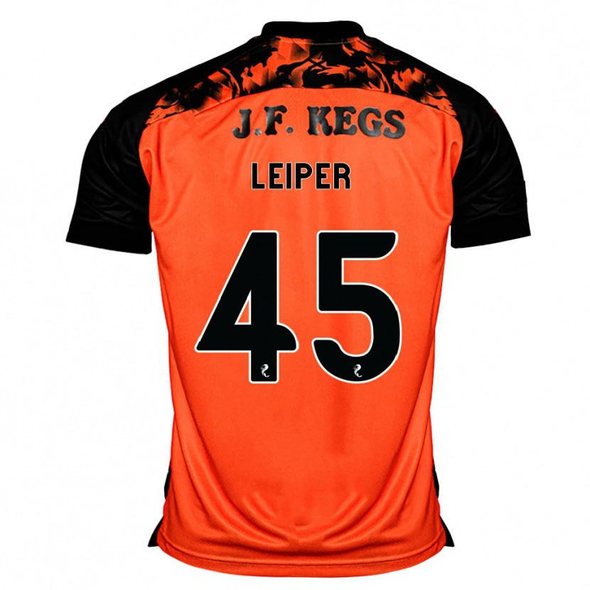 Danxen Homme Maillot Cohen Leiper #45 Orange Noir Blanc Tenues Domicile 2026/27 T-Shirt