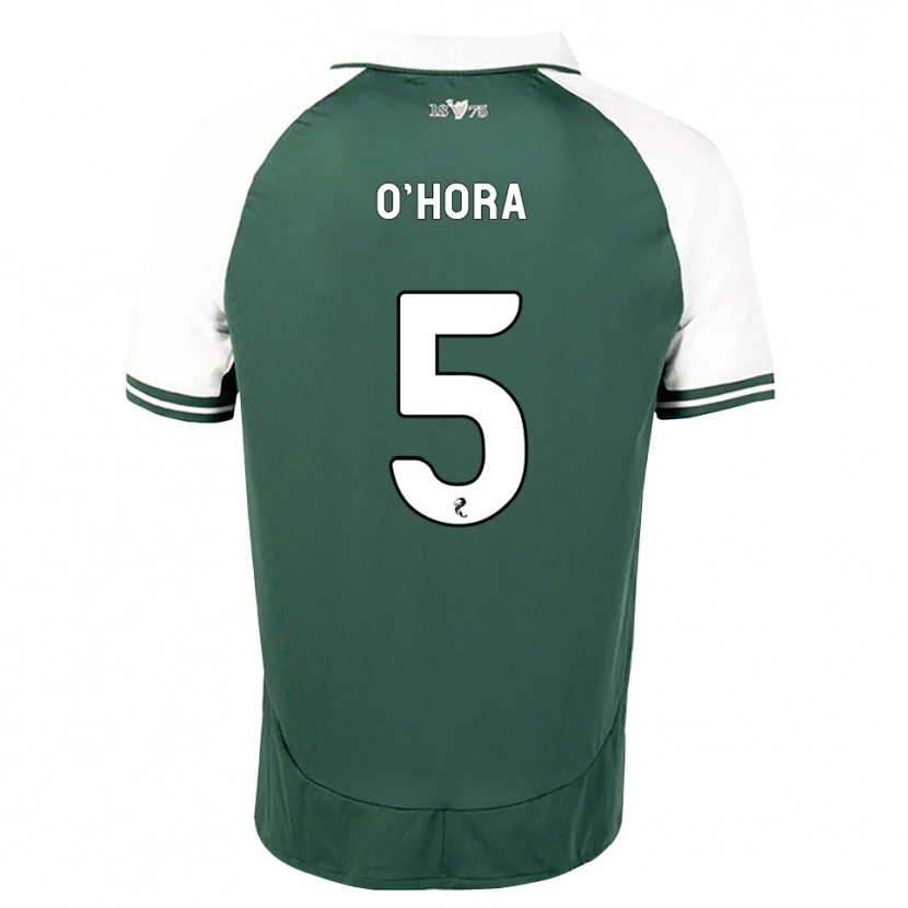 Danxen Homme Maillot Warren O'hora #5 Vert Marin Blanc Tenues Domicile 2026/27 T-Shirt