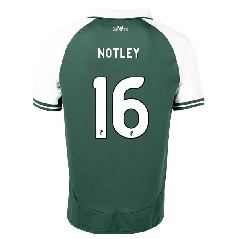 Danxen Homme Maillot Ellis Notley #16 Vert Marin Blanc Tenues Domicile 2026/27 T-Shirt