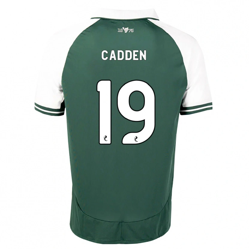 Danxen Homme Maillot Nicky Cadden #19 Vert Marin Blanc Tenues Domicile 2026/27 T-Shirt