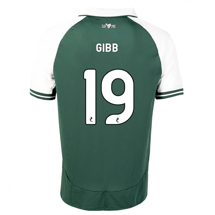 Danxen Homme Maillot Caley Gibb #19 Vert Marin Blanc Tenues Domicile 2026/27 T-Shirt