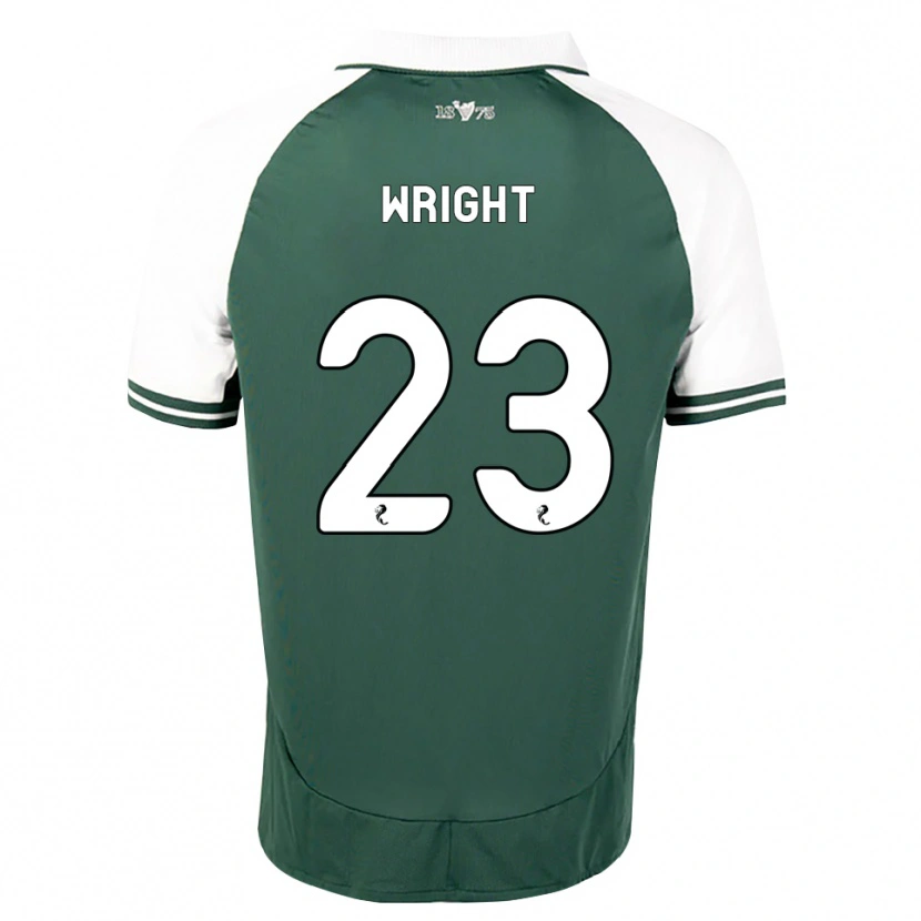 Danxen Homme Maillot Callum Wright #23 Vert Marin Blanc Tenues Domicile 2026/27 T-Shirt