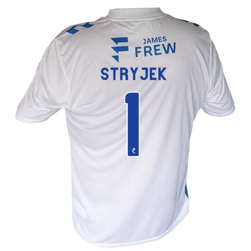 Danxen Homme Maillot Maksymilian Stryjek #1 Bleu Royal Blanc Tenues Domicile 2026/27 T-Shirt