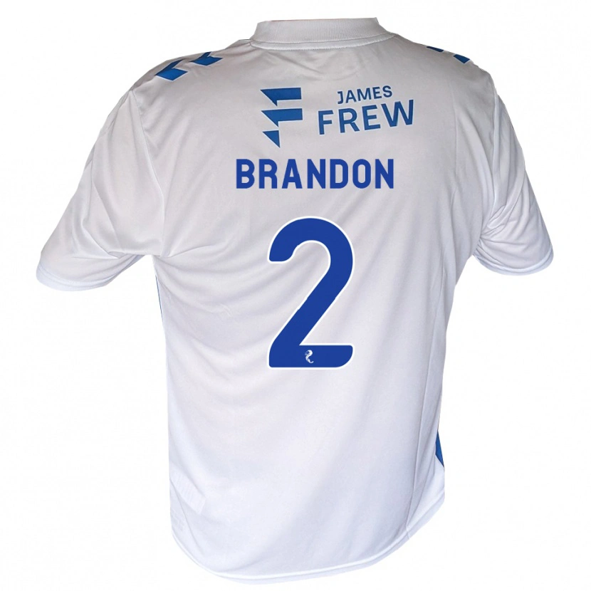 Danxen Homme Maillot Jamie Brandon #2 Bleu Royal Blanc Tenues Domicile 2026/27 T-Shirt