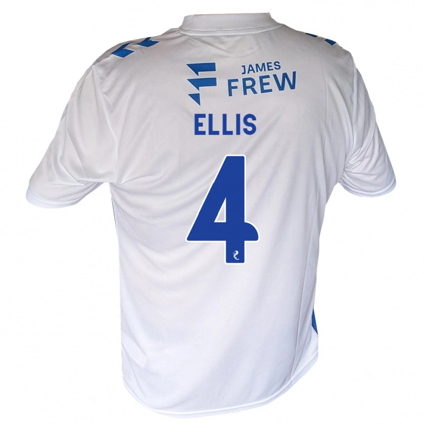 Danxen Homme Maillot Ruari Ellis #4 Bleu Royal Blanc Tenues Domicile 2026/27 T-Shirt