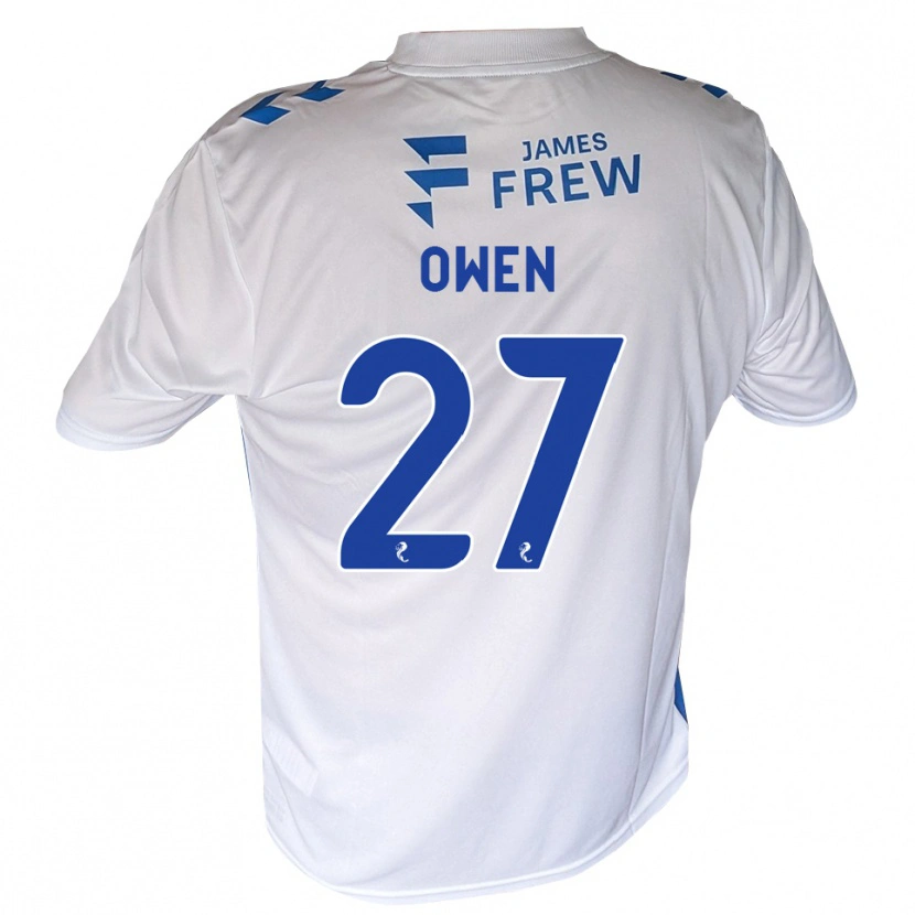 Danxen Homme Maillot Ieuan Owen #27 Bleu Royal Blanc Tenues Domicile 2026/27 T-Shirt