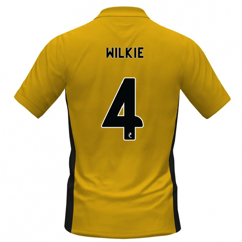 Danxen Homme Maillot Jack Wilkie #4 Orange Noir Tenues Domicile 2026/27 T-Shirt