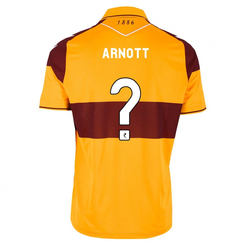 Danxen Homme Maillot Andrew Arnott #0 Marron Orange Tenues Domicile 2026/27 T-Shirt