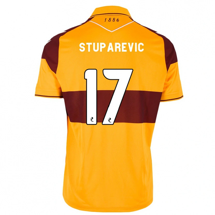 Danxen Homme Maillot Filip Stuparevic #17 Marron Orange Tenues Domicile 2026/27 T-Shirt
