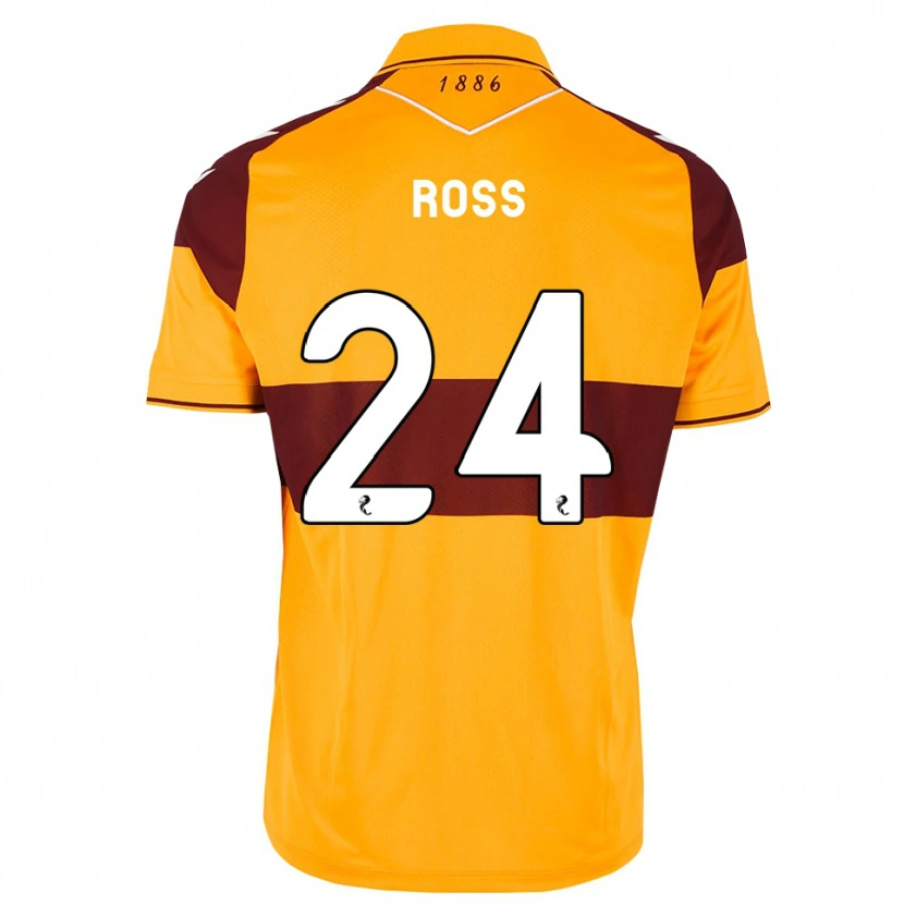 Danxen Homme Maillot Luca Ross #24 Marron Orange Tenues Domicile 2026/27 T-Shirt