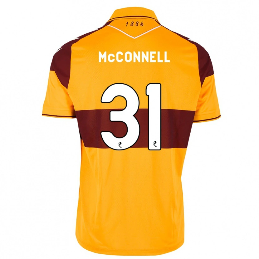 Danxen Homme Maillot Jack Mcconnell #31 Marron Orange Tenues Domicile 2026/27 T-Shirt