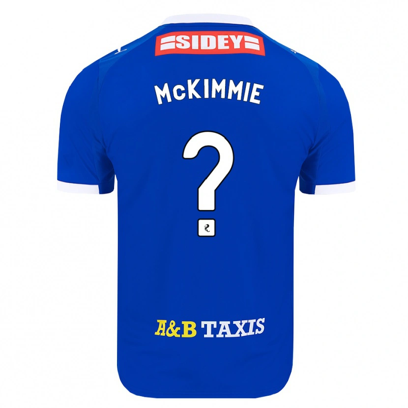 Danxen Homme Maillot Lucas Mckimmie #0 Bleu Rouge Jaune Tenues Domicile 2026/27 T-Shirt