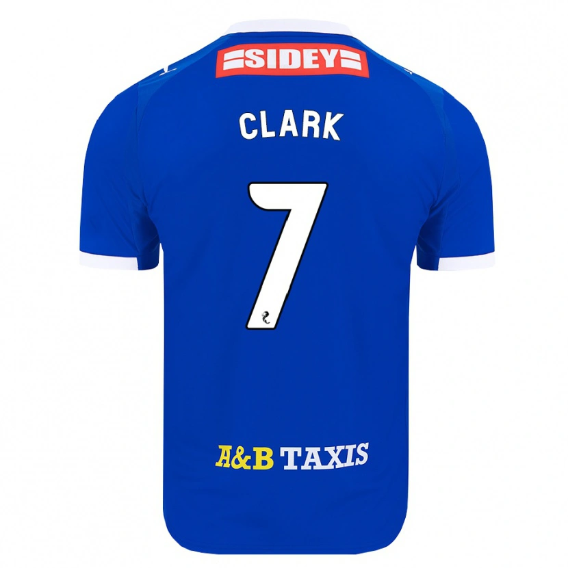 Danxen Homme Maillot Arran Clark #7 Bleu Rouge Jaune Tenues Domicile 2026/27 T-Shirt