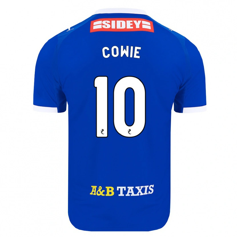 Danxen Homme Maillot Ellie-May Cowie #10 Bleu Rouge Jaune Tenues Domicile 2026/27 T-Shirt