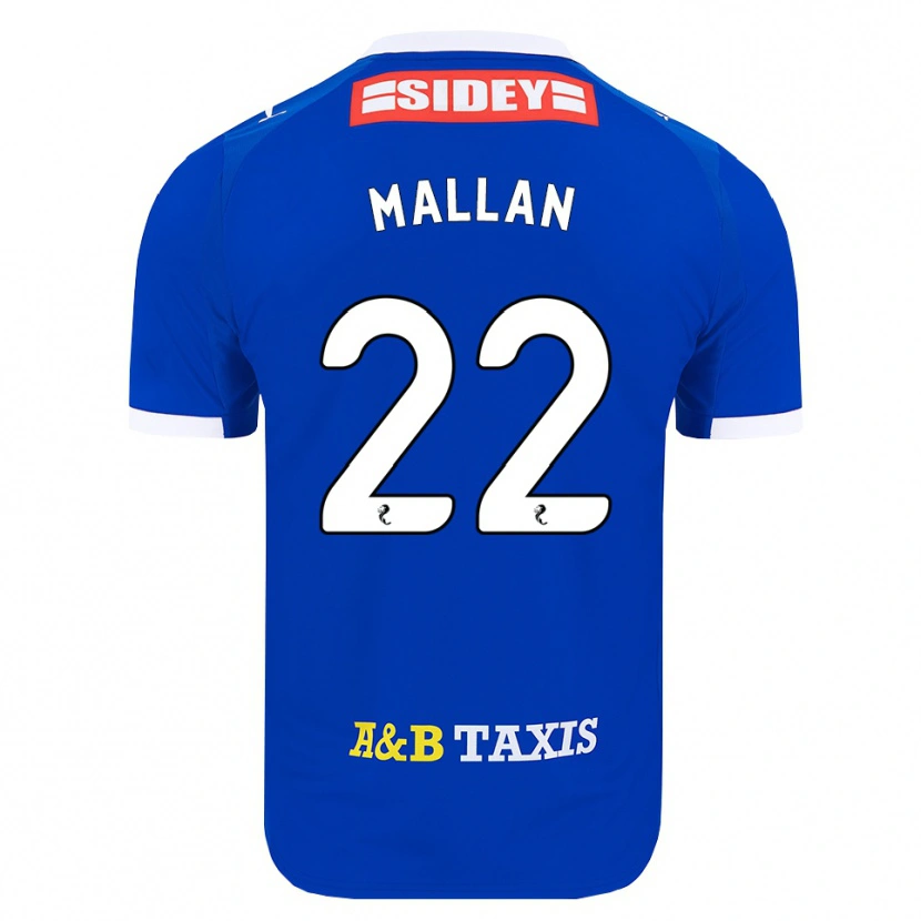 Danxen Homme Maillot Stevie Mallan #22 Bleu Rouge Jaune Tenues Domicile 2026/27 T-Shirt