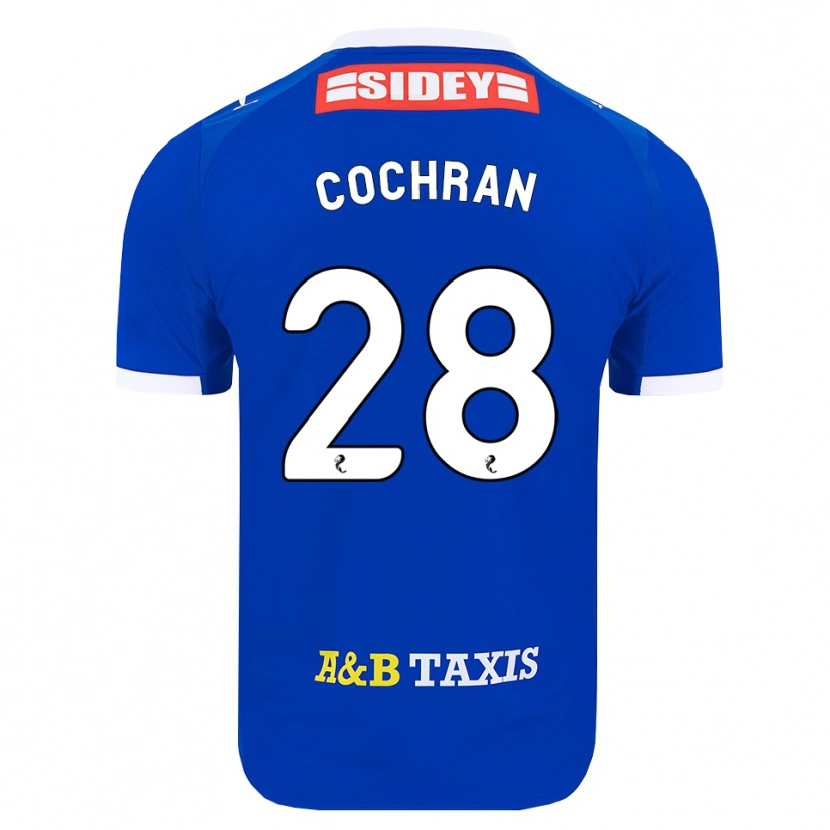 Danxen Homme Maillot Bobby Cochran #28 Bleu Rouge Jaune Tenues Domicile 2026/27 T-Shirt