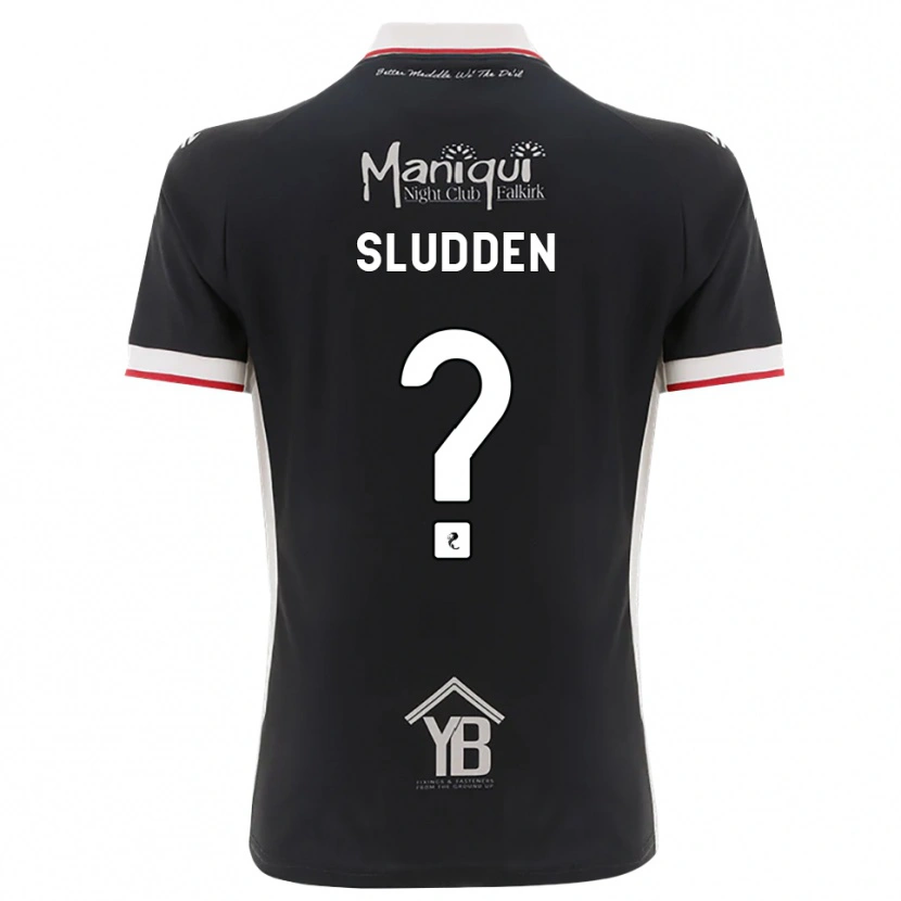 Danxen Homme Maillot Erin Sludden #0 Noir Blanc Rouge Tenues Domicile 2026/27 T-Shirt