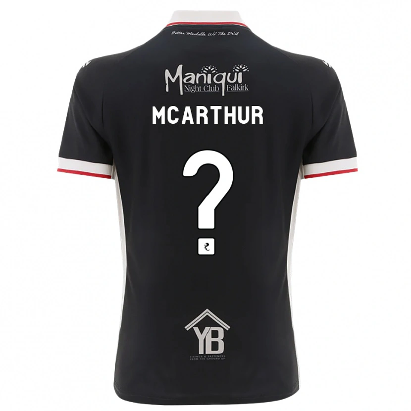 Danxen Homme Maillot Lucy Mcarthur #0 Noir Blanc Rouge Tenues Domicile 2026/27 T-Shirt