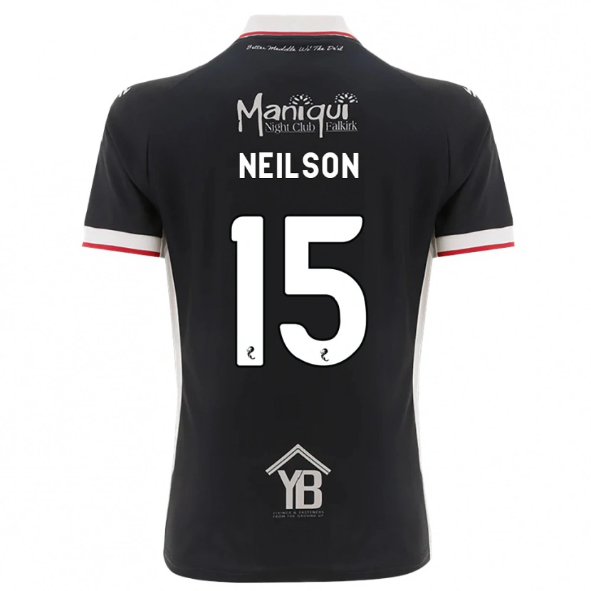 Danxen Homme Maillot Lewis Neilson #15 Noir Blanc Rouge Tenues Domicile 2026/27 T-Shirt