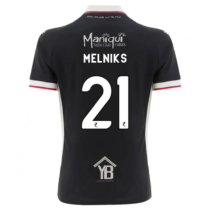 Danxen Homme Maillot Deniss Melniks #21 Noir Blanc Rouge Tenues Domicile 2026/27 T-Shirt