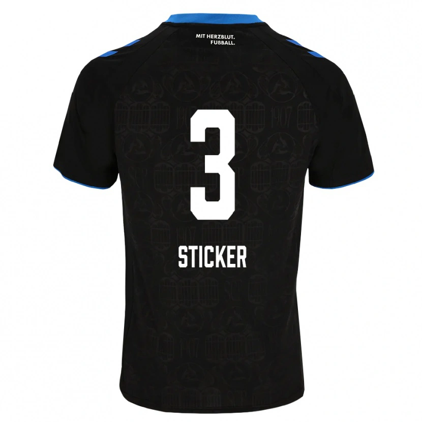 Danxen Homme Maillot Jonah Sticker #3 Noir Blanc Rouge Tenues Domicile 2026/27 T-Shirt