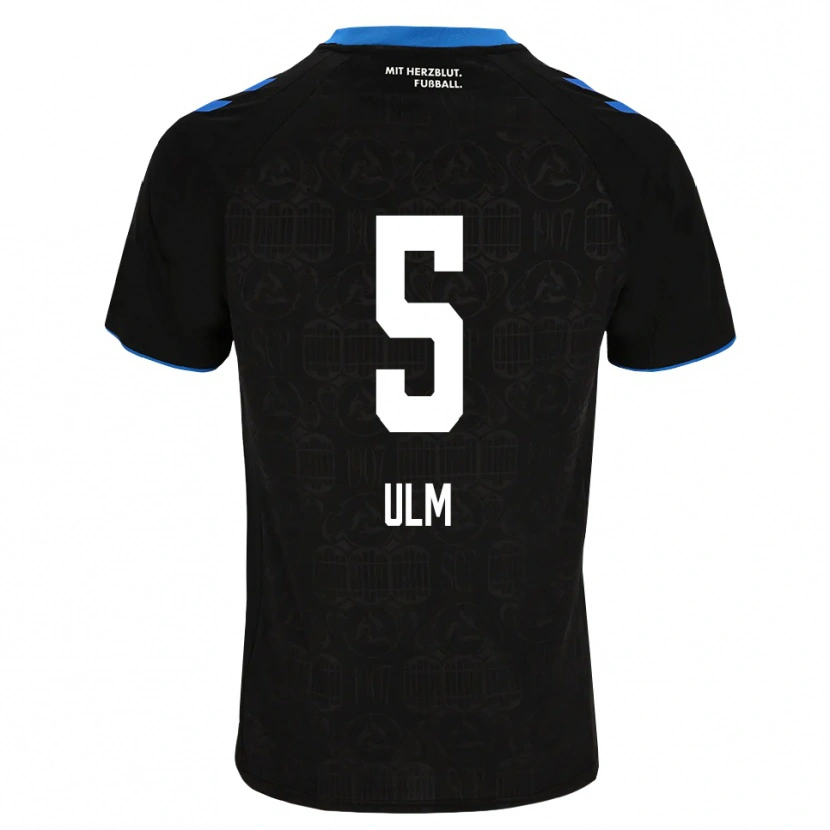 Danxen Homme Maillot Ethan Ulm #5 Noir Blanc Rouge Tenues Domicile 2026/27 T-Shirt