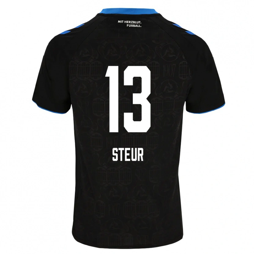 Danxen Homme Maillot Daniel Steur #13 Noir Blanc Rouge Tenues Domicile 2026/27 T-Shirt