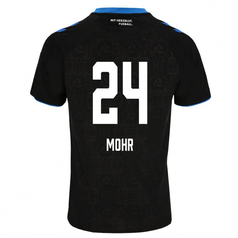 Danxen Homme Maillot Niklas Mohr #24 Noir Blanc Rouge Tenues Domicile 2026/27 T-Shirt
