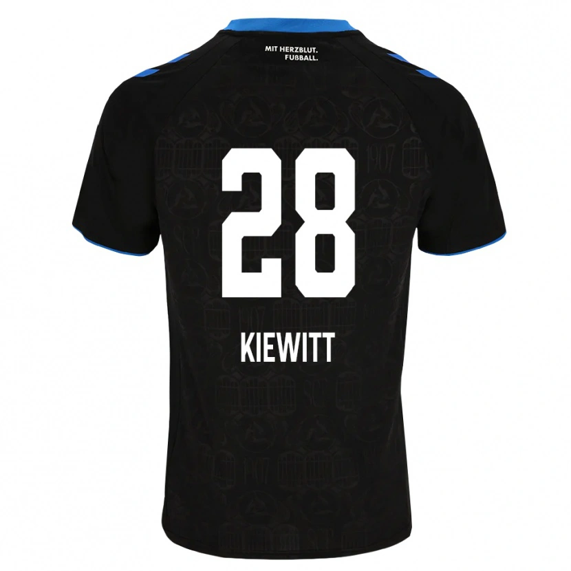 Danxen Homme Maillot Lucas Kiewitt #28 Noir Blanc Rouge Tenues Domicile 2026/27 T-Shirt