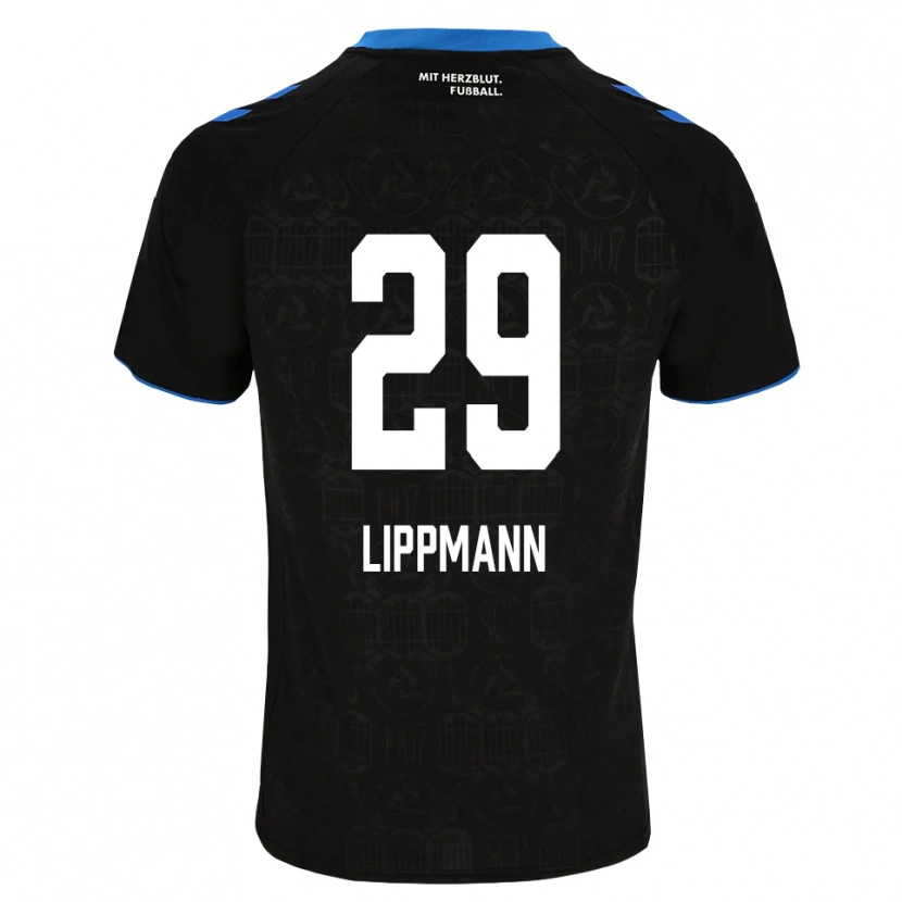 Danxen Homme Maillot Clemens Lippmann #29 Noir Blanc Rouge Tenues Domicile 2026/27 T-Shirt