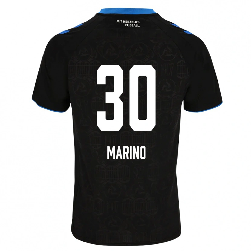 Danxen Homme Maillot Stefano Marino #30 Noir Blanc Rouge Tenues Domicile 2026/27 T-Shirt