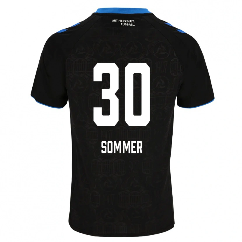 Danxen Homme Maillot Konstantin Sommer #30 Noir Blanc Rouge Tenues Domicile 2026/27 T-Shirt
