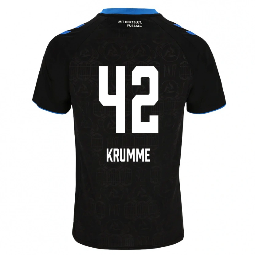 Danxen Homme Maillot Kevin Krumme #42 Noir Blanc Rouge Tenues Domicile 2026/27 T-Shirt