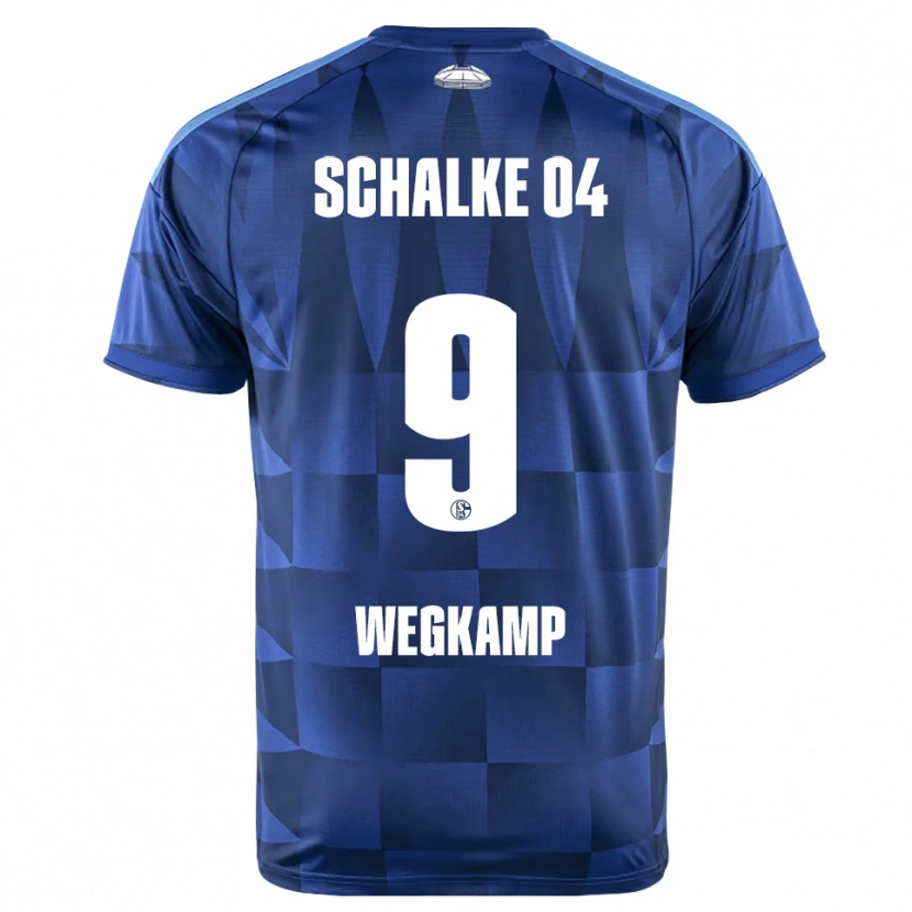 Danxen Homme Maillot Gerrit Wegkamp #9 Bleu Foncé Jaune Blanc Tenues Domicile 2026/27 T-Shirt