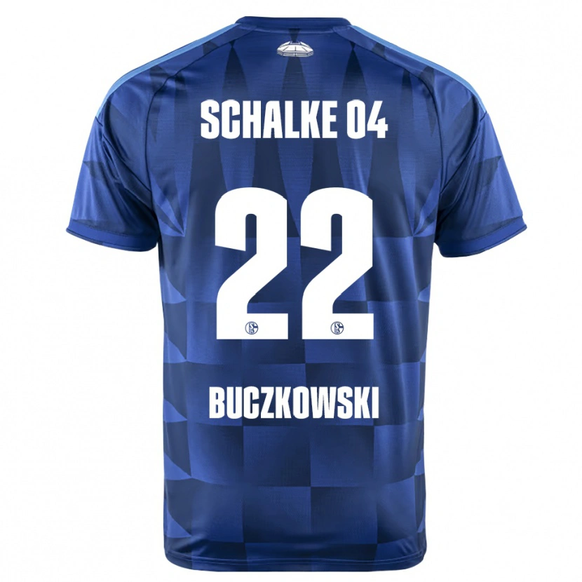 Danxen Homme Maillot Philip Buczkowski #22 Bleu Foncé Jaune Blanc Tenues Domicile 2026/27 T-Shirt