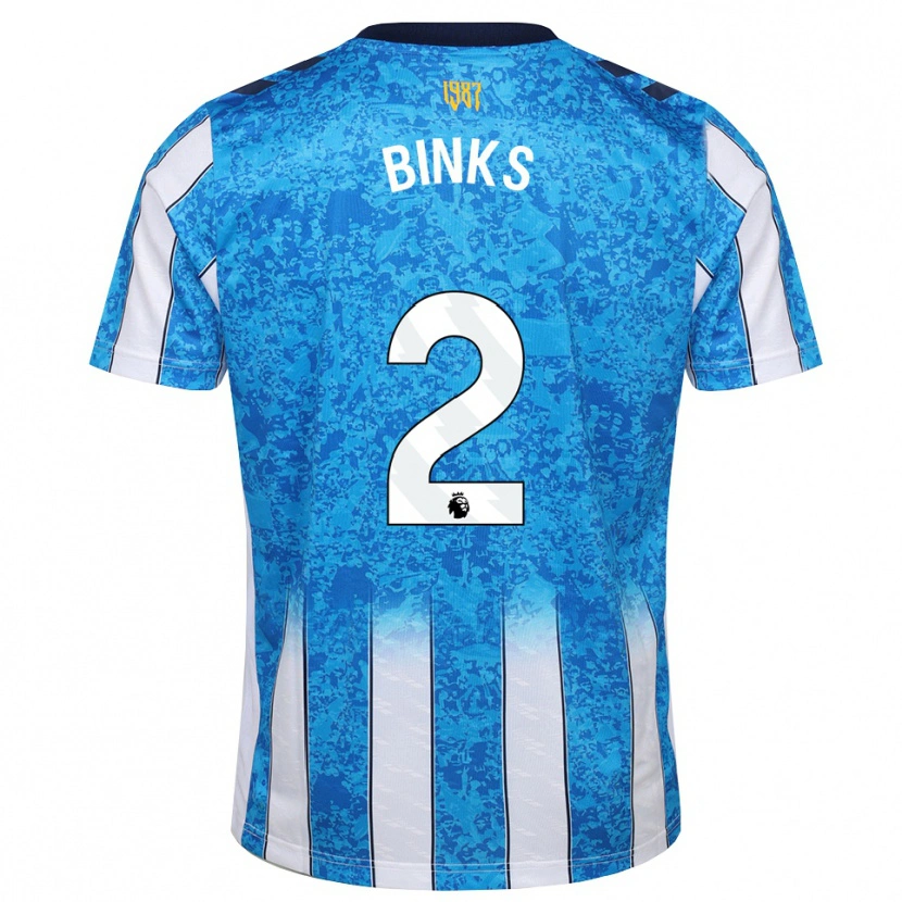 Danxen Homme Maillot Luis Binks #2 Blanc Bleu Orange Tenues Domicile 2026/27 T-Shirt