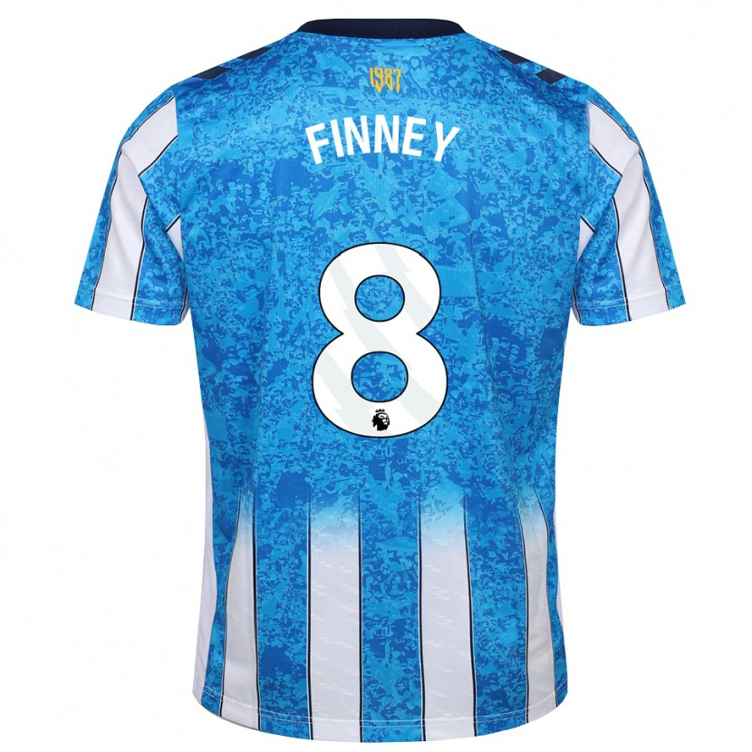 Danxen Homme Maillot Charlie Finney #8 Blanc Bleu Orange Tenues Domicile 2026/27 T-Shirt