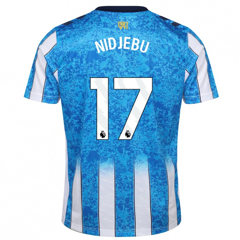 Danxen Homme Maillot Success Nidjebu #17 Blanc Bleu Orange Tenues Domicile 2026/27 T-Shirt