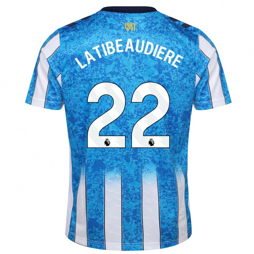 Danxen Homme Maillot Joel Latibeaudiere #22 Blanc Bleu Orange Tenues Domicile 2026/27 T-Shirt