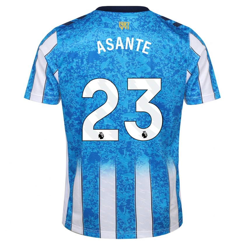 Danxen Homme Maillot Brandon Thomas-Asante #23 Blanc Bleu Orange Tenues Domicile 2026/27 T-Shirt
