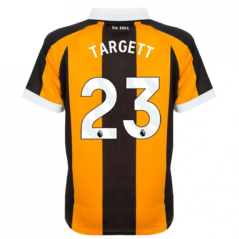 Danxen Homme Maillot Matt Targett #23 Orange Noir Blanc Tenues Domicile 2026/27 T-Shirt