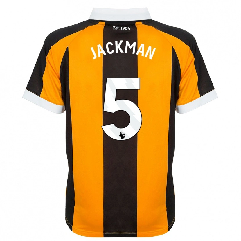 Danxen Homme Maillot Ellice Jackman #5 Orange Noir Blanc Tenues Domicile 2026/27 T-Shirt