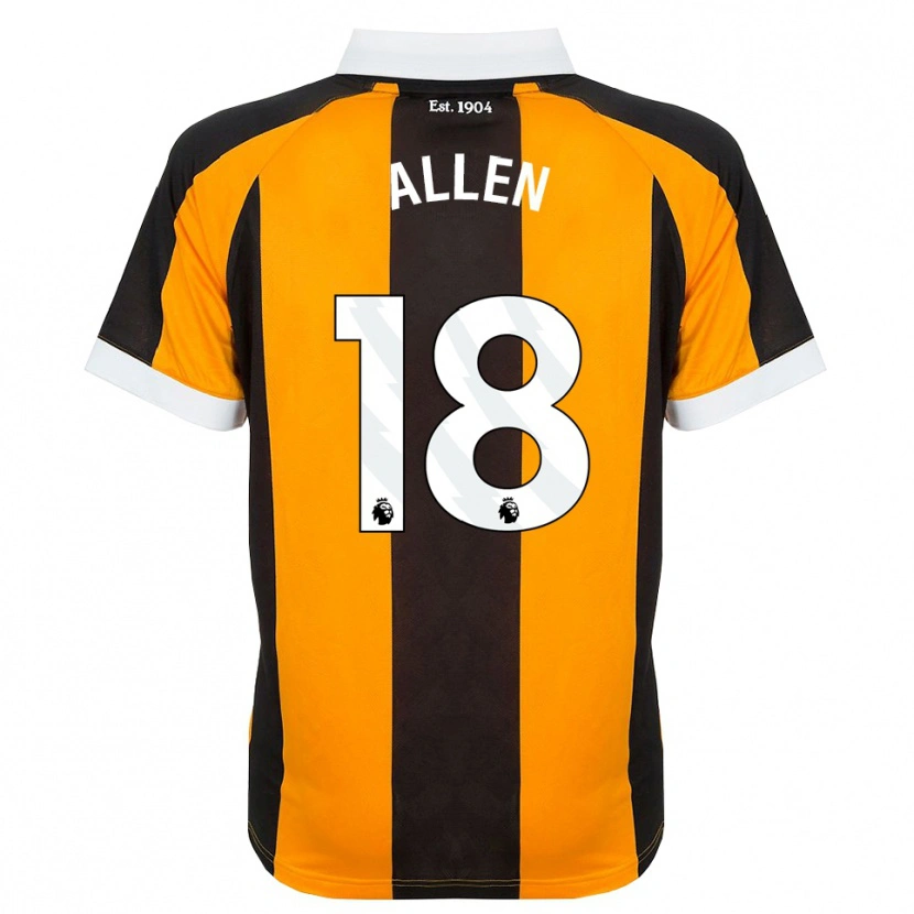 Danxen Homme Maillot Aaliyah Allen #18 Orange Noir Blanc Tenues Domicile 2026/27 T-Shirt