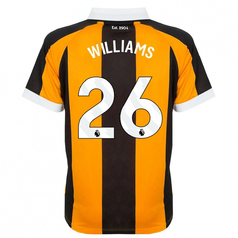 Danxen Homme Maillot Annabel Williams #26 Orange Noir Blanc Tenues Domicile 2026/27 T-Shirt