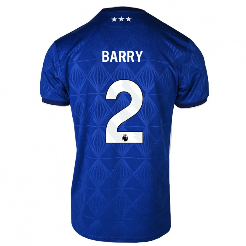 Danxen Homme Maillot Riley-Joe Barry #2 Bleu Moyen Blanc Rouge Tenues Domicile 2026/27 T-Shirt